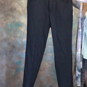 Jack Victor 32R Dark Navy Sage Solid 5-Pocket Pant